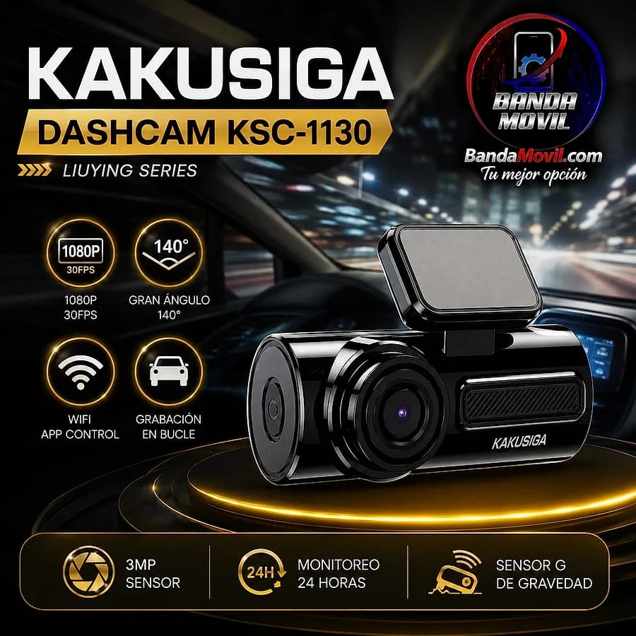 Cámara para carro Kakusiga Dashcam