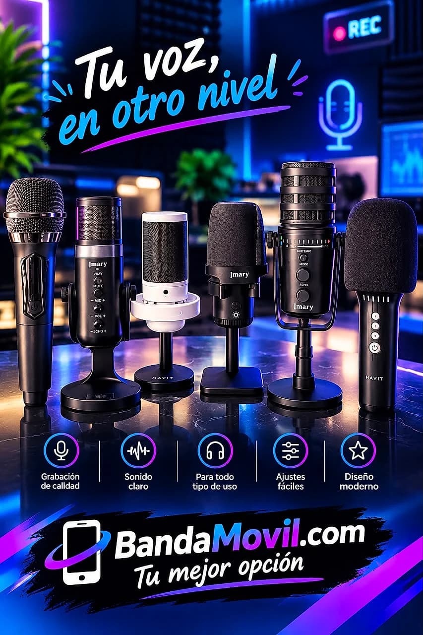 Micrófonos para creadores de contenido
